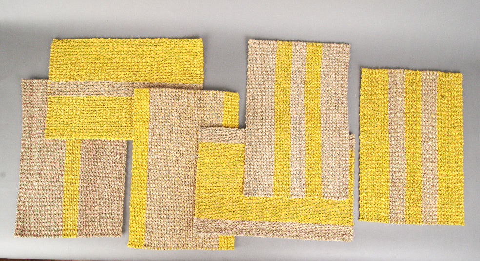 Turmeric Stripe (set of six as pictured)